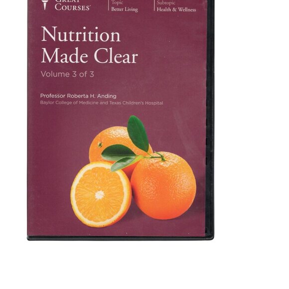 Nutrition Made Clear The Great Courses  18 Discs No Booklets - Picture 5 of 6